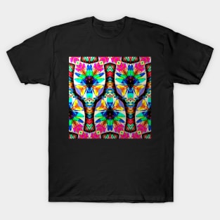 Colorful Cup and Bottle Kaleidoscope T-Shirt